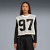 PUMA x ROSÉ Relaxed Mesh Top Women, Warm White, small-VNM