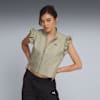 DARE TO Lightweight Padded Vest Women, Lux Army, small-THA