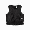 Wardrobe Essentials Layered Crop Top Women, PUMA Black, small-PHL