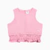 Wardrobe Essentials Layered Crop Top Women, Poised Pink, small-SEA