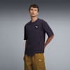 Premium Essentials Layered Boxy Tee Men, New Navy, small-SEA