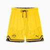 Shorts PUMA HOOPS x Borussia Dortmund da uomo, Faster Yellow-PUMA Black-AOP, small