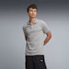 Polo Logo PUMA Wardrobe Essentials Pria, Gray Echo, small-IDN