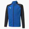 Młodzieżowa piłkarska kurtka treningowa teamLIGA, Electric Blue Lemonade-Puma Black, small