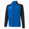 TeamLIGA Voetbal trainingsjack voor jongeren, Electric Blue Lemonade-Puma Black, small