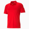 teamLIGA Sideline Football Polo Shirt Men, Puma Red-Puma White, small-SEA