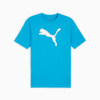 เสื้อฟุตบอลผู้ชายผ้าฝ้ายแต่งโลโก้ teamRISE, Speed Blue-PUMA White, small-THA