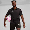 teamGOAL Men's Football Polo, PUMA Black-PUMA White-Flat Dark Gray, small-SEA