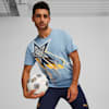 เสื้อยืดฟุตบอลผู้ชายแต่งโลโก้ PUMA x Christian Pulisic, Zen Blue, small-THA