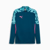 individualFINAL Men's Quarter-Zip Football Top, Ocean Tropic-Bright Aqua, small-PHL