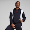 KING Top Men's Football Hoodie, New Navy-Silver Mist, small-NZL