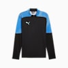 individualFINAL Men's Quarter-Zip Top, PUMA Black-Fizzy Apple, small-AUS