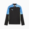 individualFINAL Quarter-Zip Top Youth, PUMA Black-Fizzy Apple, small