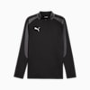 Maglia con zip corta individualLIGA da uomo, PUMA Black-PUMA White-Shadow Gray, small