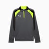 Haut à 1/4 zip individualLIGA Homme, Galactic Gray-Yellow Alert, small