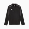 Maglia con zip corta individualLIGA per ragazzi, PUMA Black-PUMA White-Shadow Gray, small