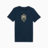 Neymar JR "BNA" Logo Tee Youth, Marine Blue-Sand Dune, small