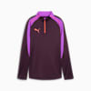 IndividualBLAZE 1/4 Zip Football Top Women, Midnight Plum, small