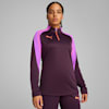 IndividualBLAZE 1/4 Zip Football Top Women, Midnight Plum, small