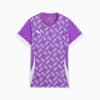 Maglia da padel grafica INDIVIDUAL da donna, Purple Glimmer-PUMA White, small