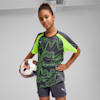 IndividualLIGA Graphic Football Jersey - Youth 8-16 years, Galactic Gray-Yellow Alert, small-AUS