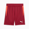 INDIVIDUAL Padel Training Shorts Men, Dark Crimson-PUMA White-Glowing Red, small