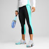 Legging de padel 3/4 INDIVIDUAL Femme, PUMA Black-Aquatic-PUMA White, small