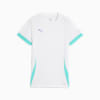 Maglia da padel INDIVIDUAL da donna, PUMA White-Purple Glimmer-Aquatic, small
