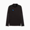individualCUP Men's Football Quarter-Zip Top, PUMA Black-PUMA White-Ultra Blue, small-AUS