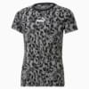 Alpha Printed Tee - Girls 8-16 years, Puma Black-AOP, small-NZL