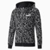 Alpha Printed Full-Zip Hoodie - Girls 8-16 years, Puma Black-AOP, small-NZL