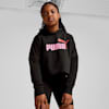 Essentials Logo Cropped Hoodie Youth, PUMA Black, small