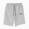 SPACER Men's Shorts, Light Gray Heather, small-NZL