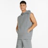 Hoodie Pria Tanpa Lengan RAD/CAL, Medium Gray Heather, small-IDN