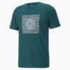 Reflective Graphic Tee Men, Varsity Green, small-SEA