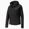 EVOSTRIPE Women's Full-Zip Hoodie, PUMA Black, small-AUS