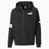PUMA Power Full-Zip Boys' Hoodie, PUMA Black, small-NZL
