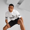 PUMA POWER Men's Colourblock Tee, PUMA White, small-AUS