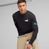 PUMA POWER Colourblock Men's Crew Neck Sweatshirt, PUMA Black-Vine, small-NZL