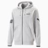 PUMA POWER Men's Full-Zip Hoodie, Light Gray Heather, small-NZL