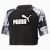 Essentials+ Street Art Printed Tee Youth, PUMA Black, small-SEA
