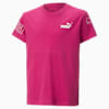 PUMA Power Colour Block Tee Youth, Orchid Shadow, small-SEA