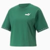 PUMA POWER Women's Tape Tee, Vine, small-AUS