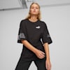 PUMA POWER Women's Colourblock Tee, PUMA Black, small-AUS