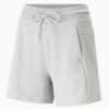 PUMA POWER Women's Colourblock Shorts, Light Gray Heather, small-AUS