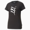 GRAPHICS Laser Cut Women's Tee, PUMA Black, small-AUS