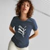 GRAPHICS Laser Cut Women's Tee, Dark Night, small-NZL
