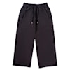 Cropped Woven Wide Pants Women, Flat Dark Gray, small-VNM
