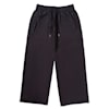 Cropped Woven Wide Pants Women, Flat Dark Gray, small-SEA