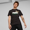 No. 1 Logo Celebration Men's Tee, PUMA Black, small-AUS